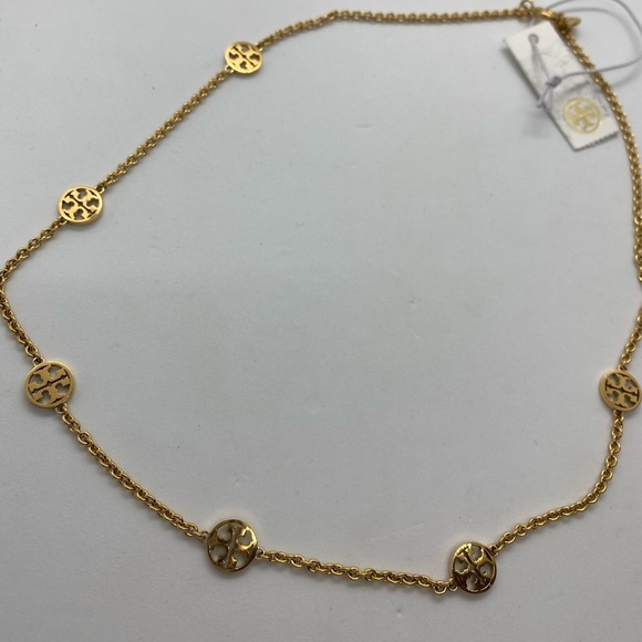 Tory Burch Delicate Logo Necklace 0400093648561 - Picture 4 of 4